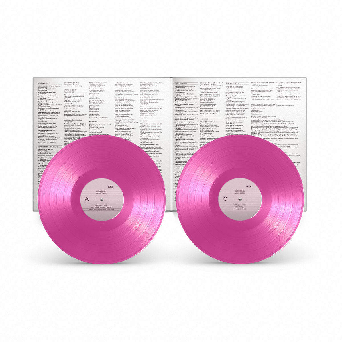 The National - "Laugh Track" 2LP Limited Edition Pink Vinyl