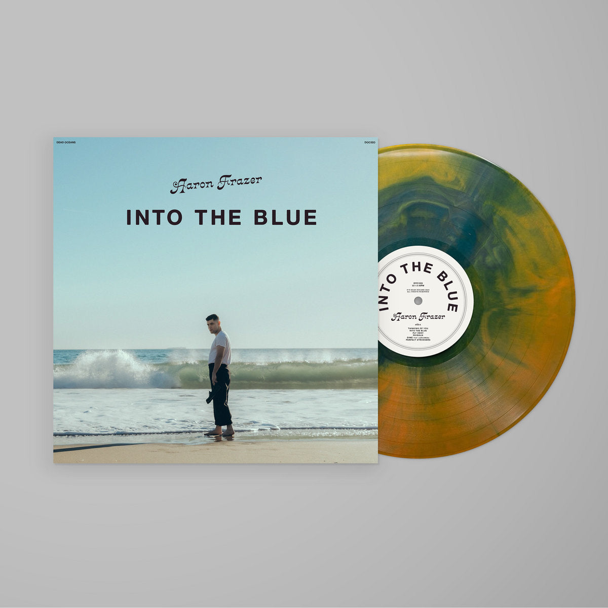 Aaron Frazer - "Into The Blue" Patina Rust Splash Vinyl
