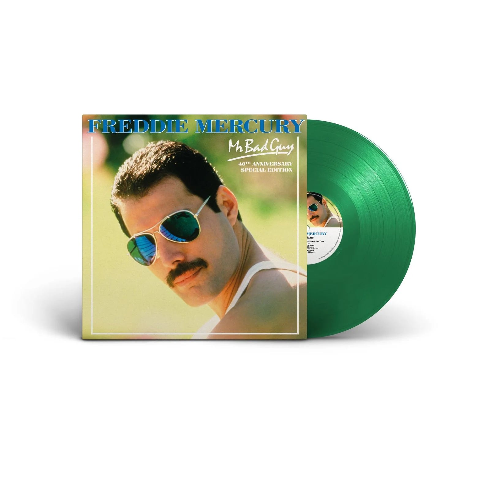 Freddie Mercury Mr Bad Guy 40th Anniversary Transparent Green Vinyl Edition