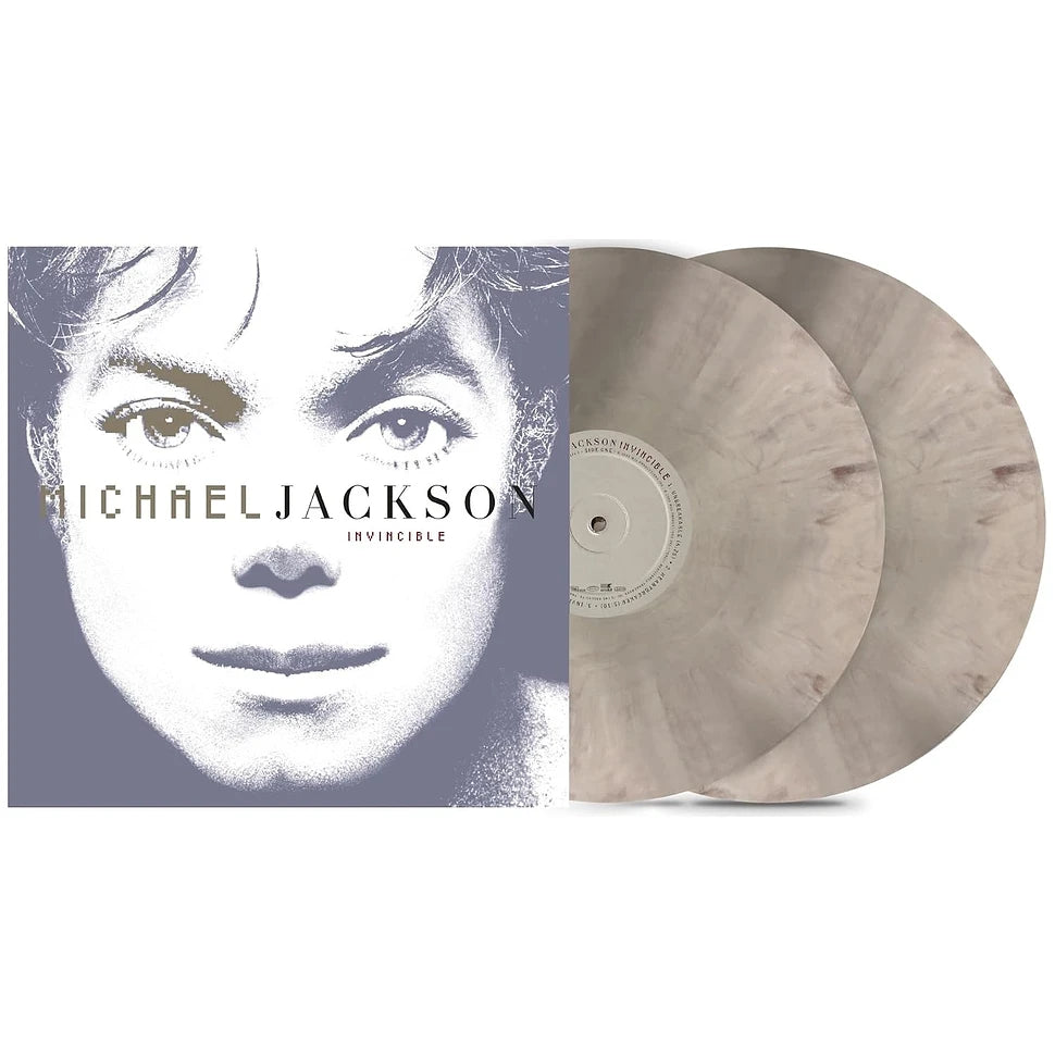 Michael Jackson - Invincible 2LP Stone Grey Marbled Vinyl