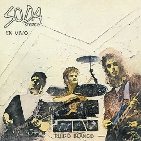 Soda Stereo Ruido Blanco - En Vivo - Crystal Clear LP