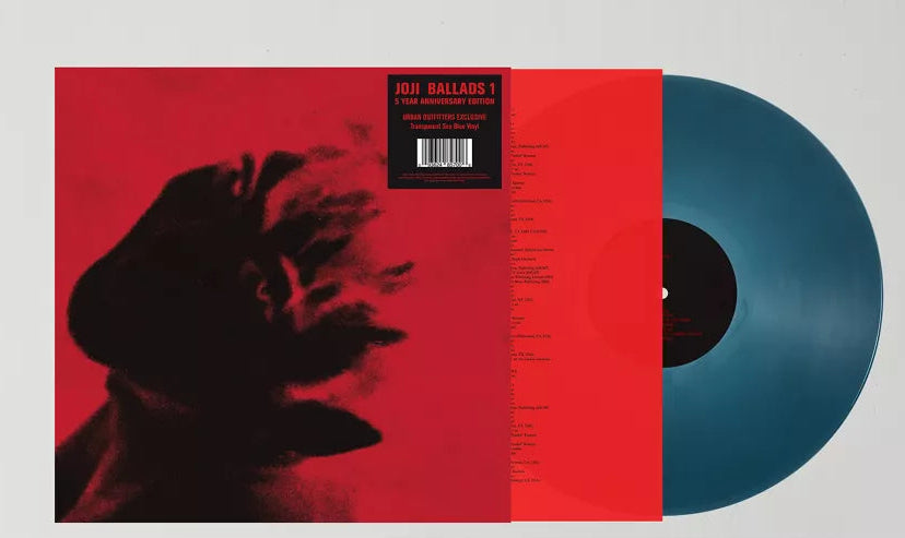 Joji - BALLADS 1 (5-Year Anniversary) Vinilo azul mar transparente