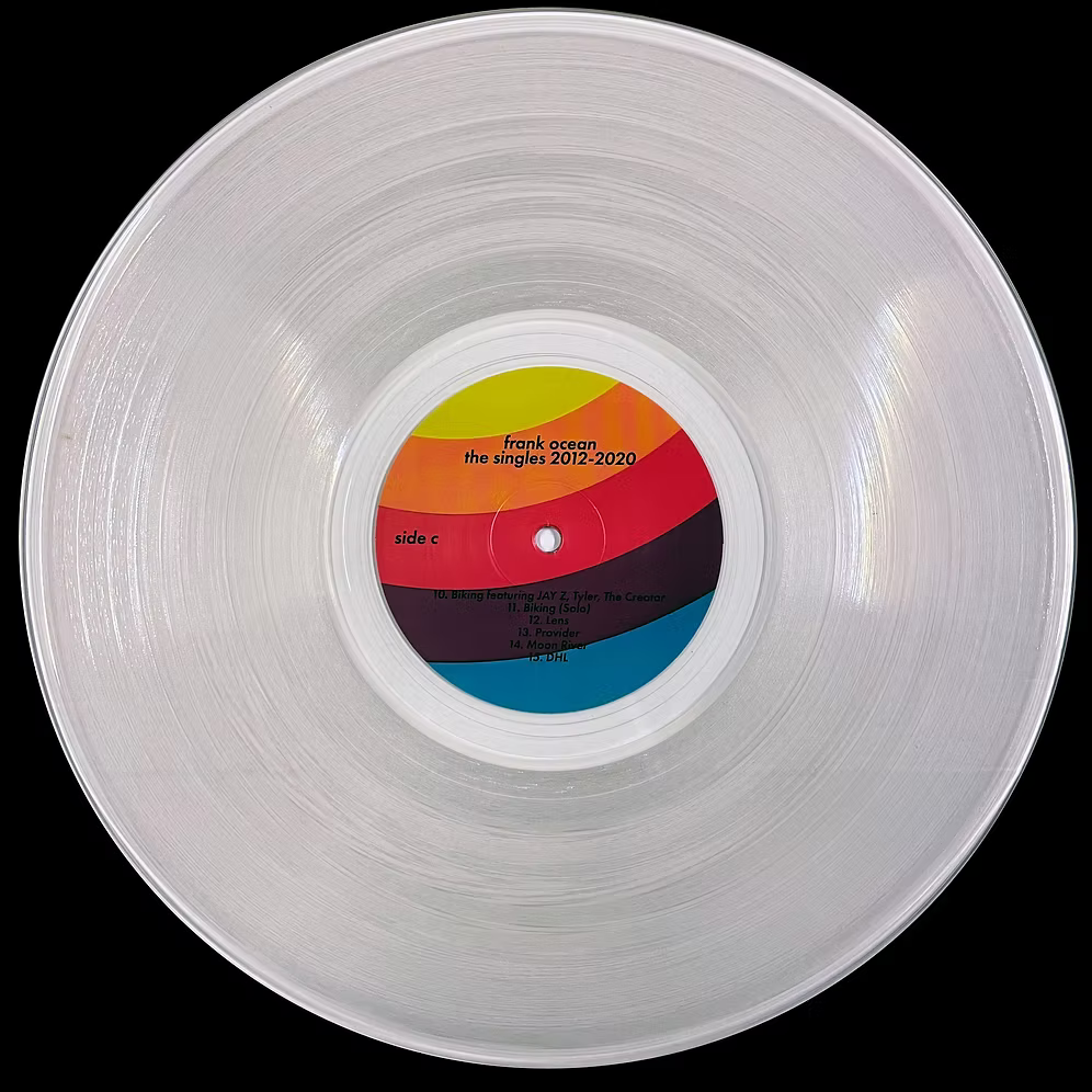 FRANK OCEAN The Singles 2012-2020 2xLP (Clear Coloured Vinyls)