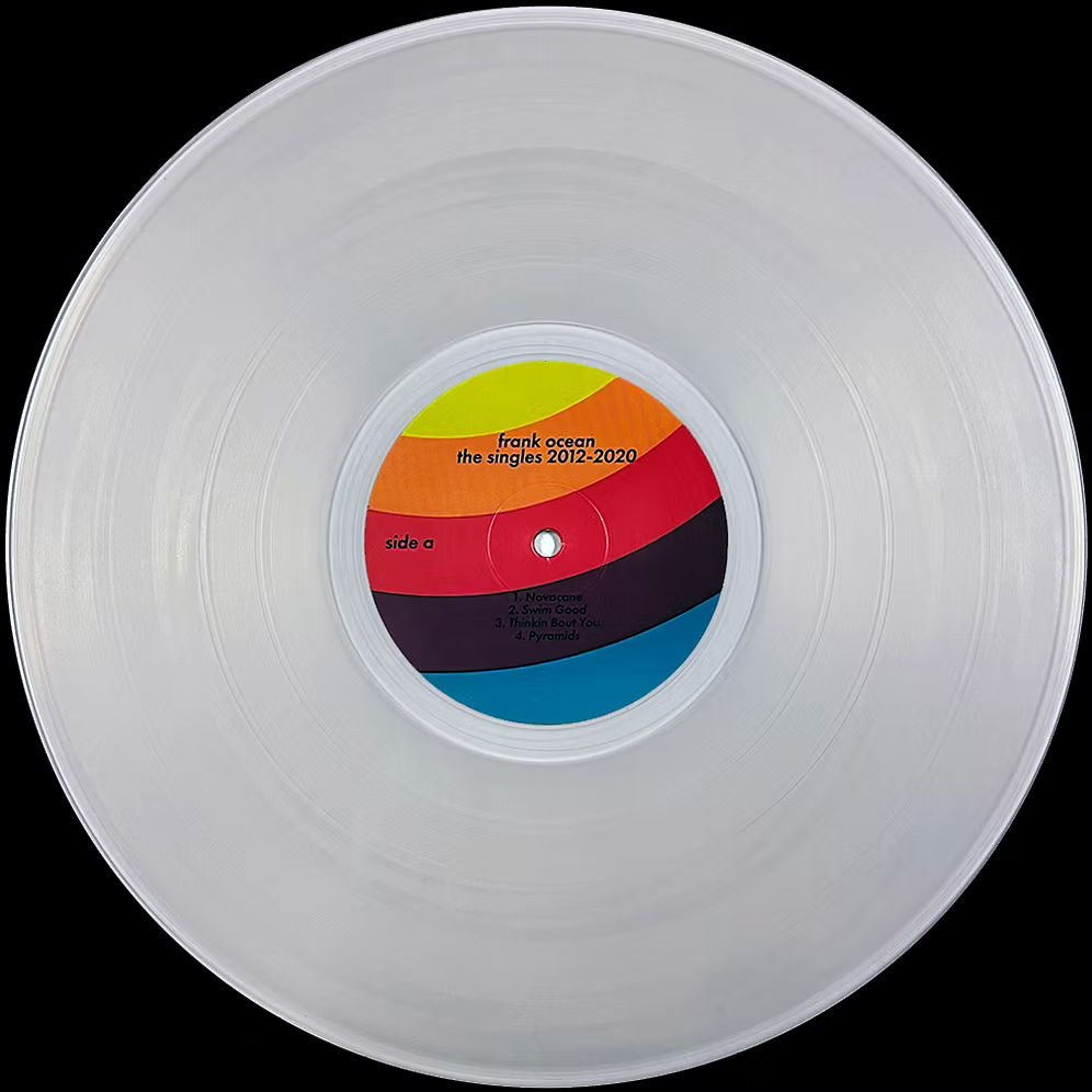 FRANK OCEAN The Singles 2012-2020 2xLP (Clear Coloured Vinyls)