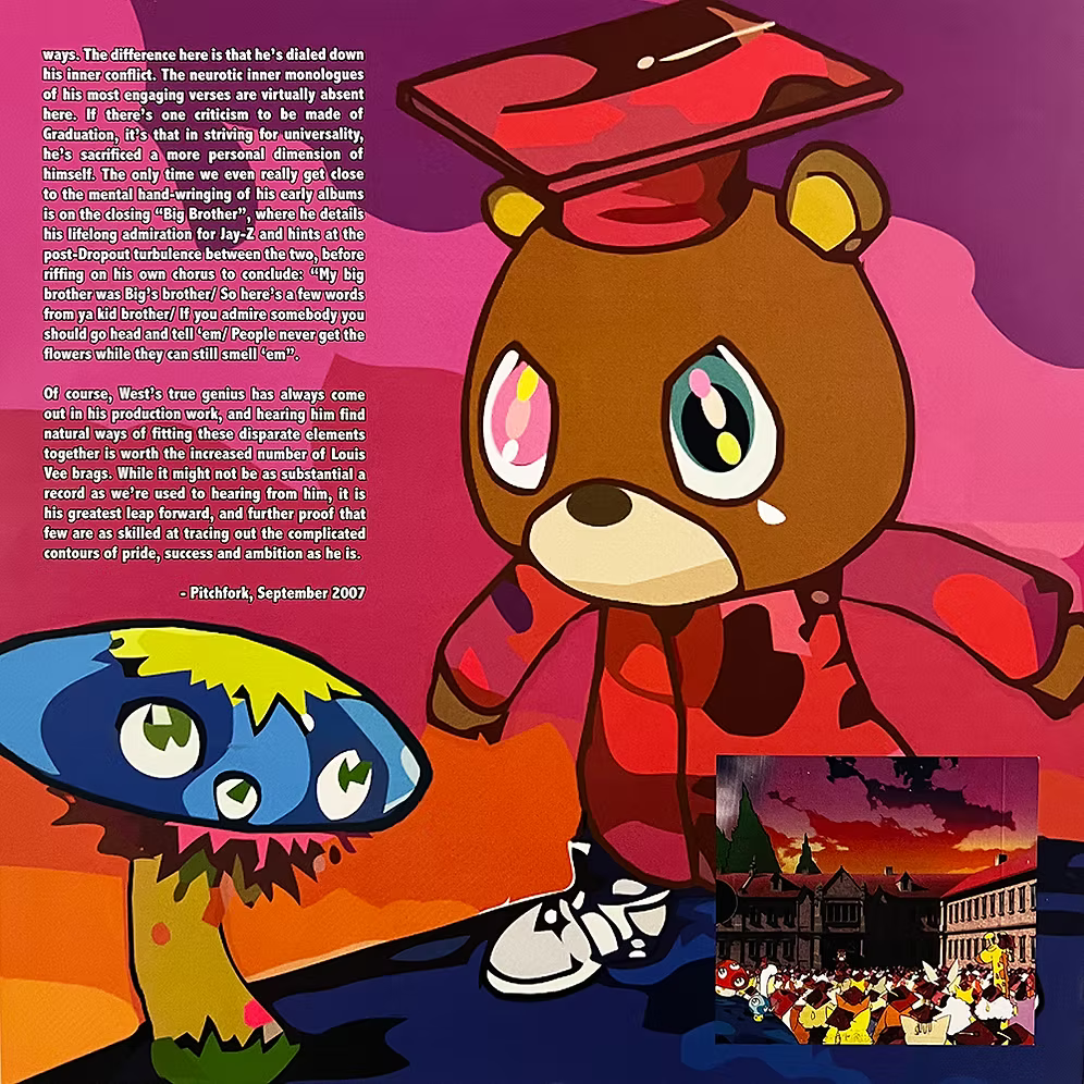 Kanye West - Graduation 2LP (VINILO DE COLOR MÁRMOL ROJO Y PÚRPURA)