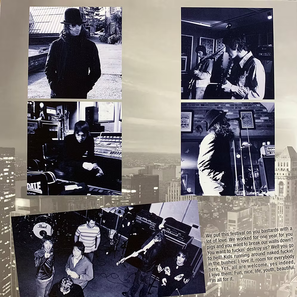 OASIS The Naked Giants 2xLP (Blue Coloured Vinyls) PROMO EDITION