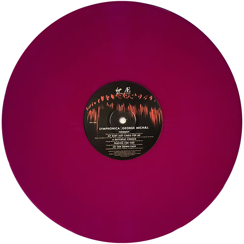 GEORGE MICHAEL Symphonica 2xLP (Purple Coloured Vinyls) Gatefold Cover