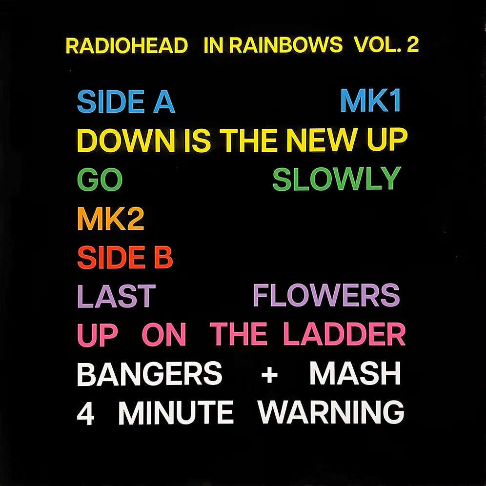 RADIOHEAD LP In Rainbows Vol. 2 (Orange Marbled Coloured Vinyl)