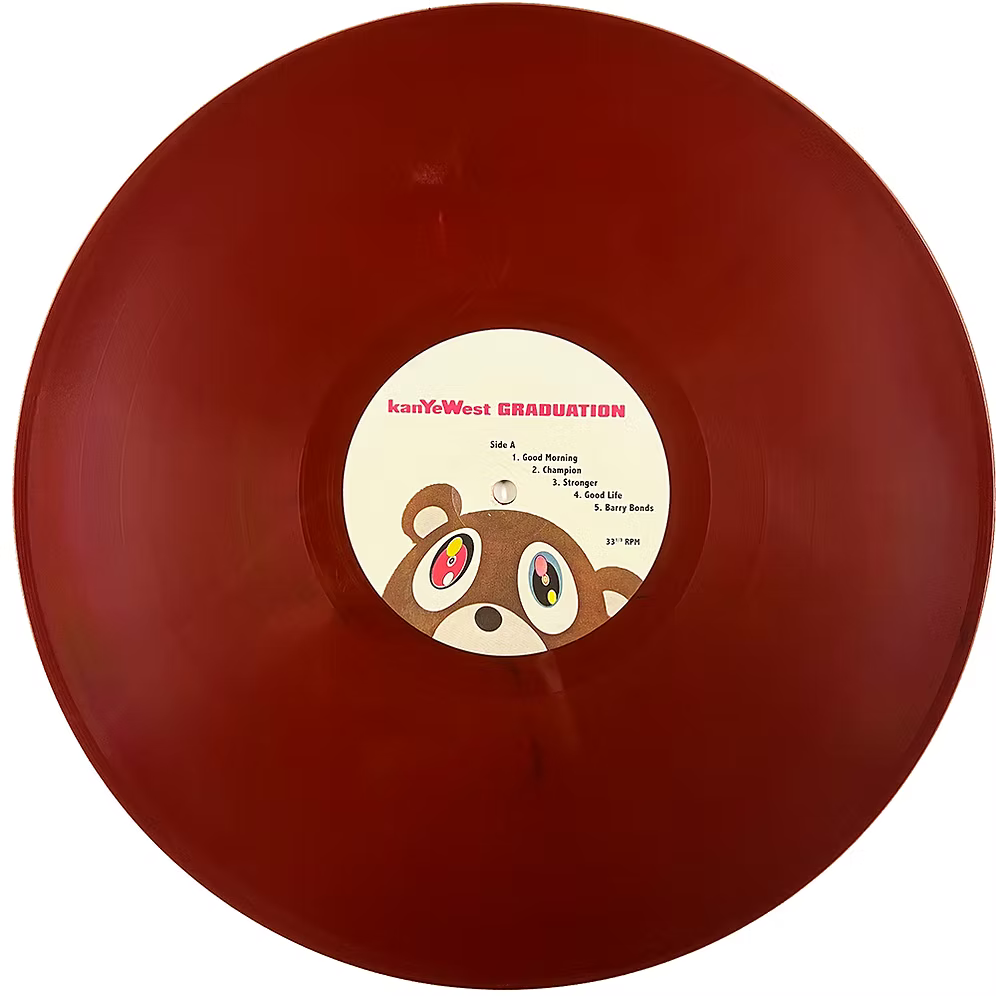Kanye West - Graduation 2LP (VINILO DE COLOR MÁRMOL ROJO Y PÚRPURA)