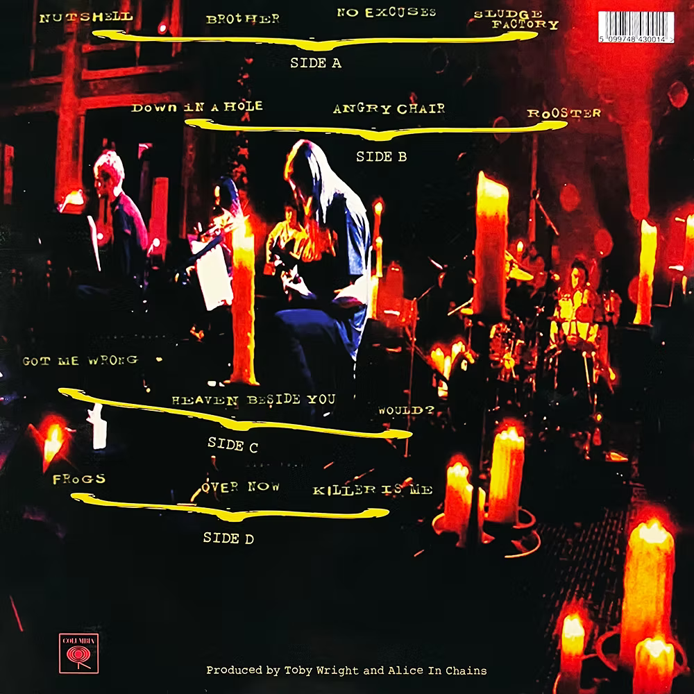 ALICE IN CHAINS 2xLP MTV Unplugged (Light & Dark Grey Marbled Coloured Vinyls)