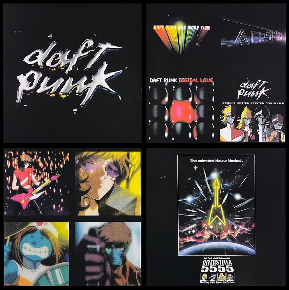 DAFT PUNK Musique Vol. 1 1993-2005 2xLP (Red Translucent Coloured Vinyls) Bootleg