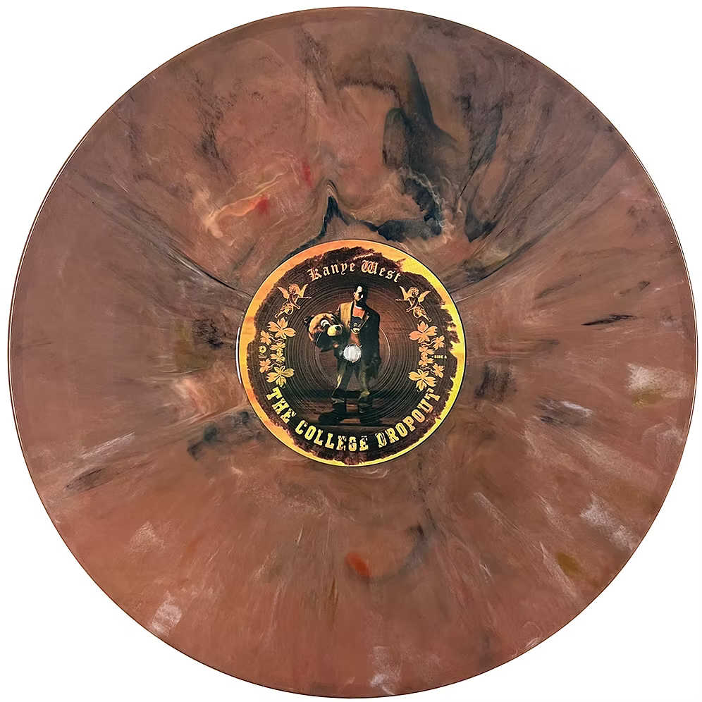 KANYE WEST 2xLP The College Dropout (Brown & Grey Marbled Coloured Vinyls) BOOTLEG