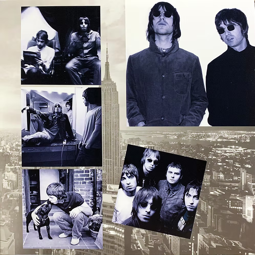 OASIS The Naked Giants 2xLP (Blue Coloured Vinyls) PROMO EDITION