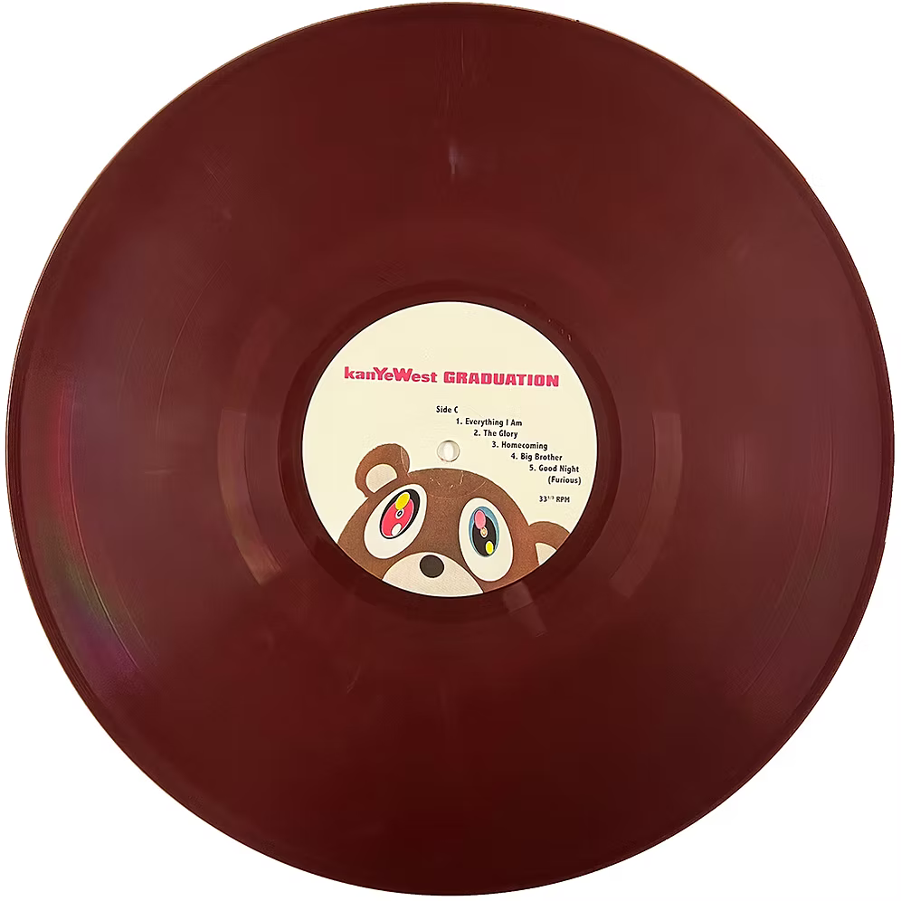 Kanye West - Graduation 2LP (VINILO DE COLOR MÁRMOL ROJO Y PÚRPURA)