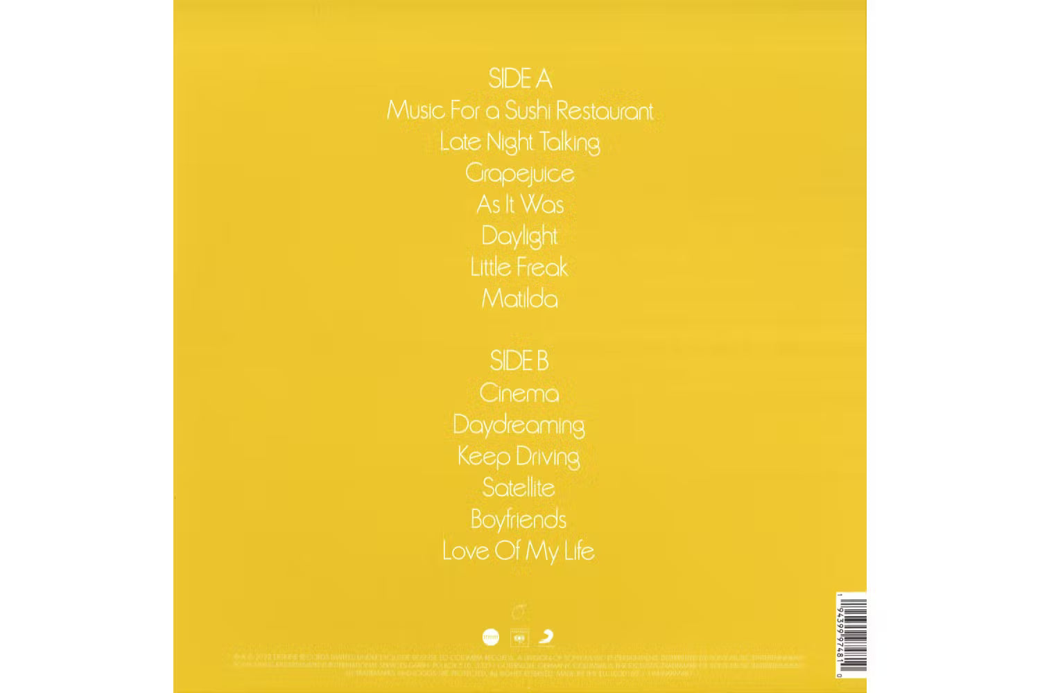 Harry Styles - "Harry´s House" Yellow Vinyl