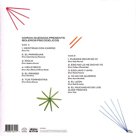 Adrián Quesada - “Boleros Psicodélicos” Cherry Red Vinyl
