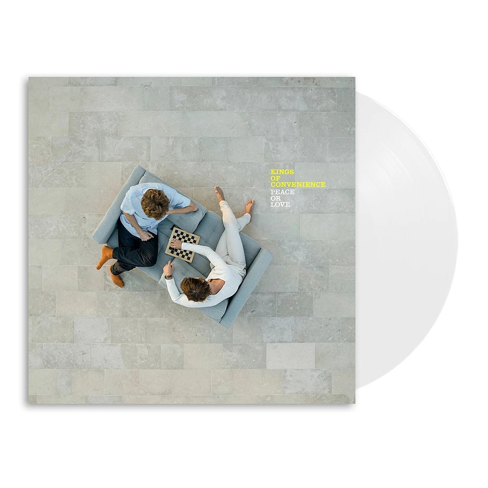 Kings Of Convenience - "Peace Or Love" Indie Exclusive White Vinyl