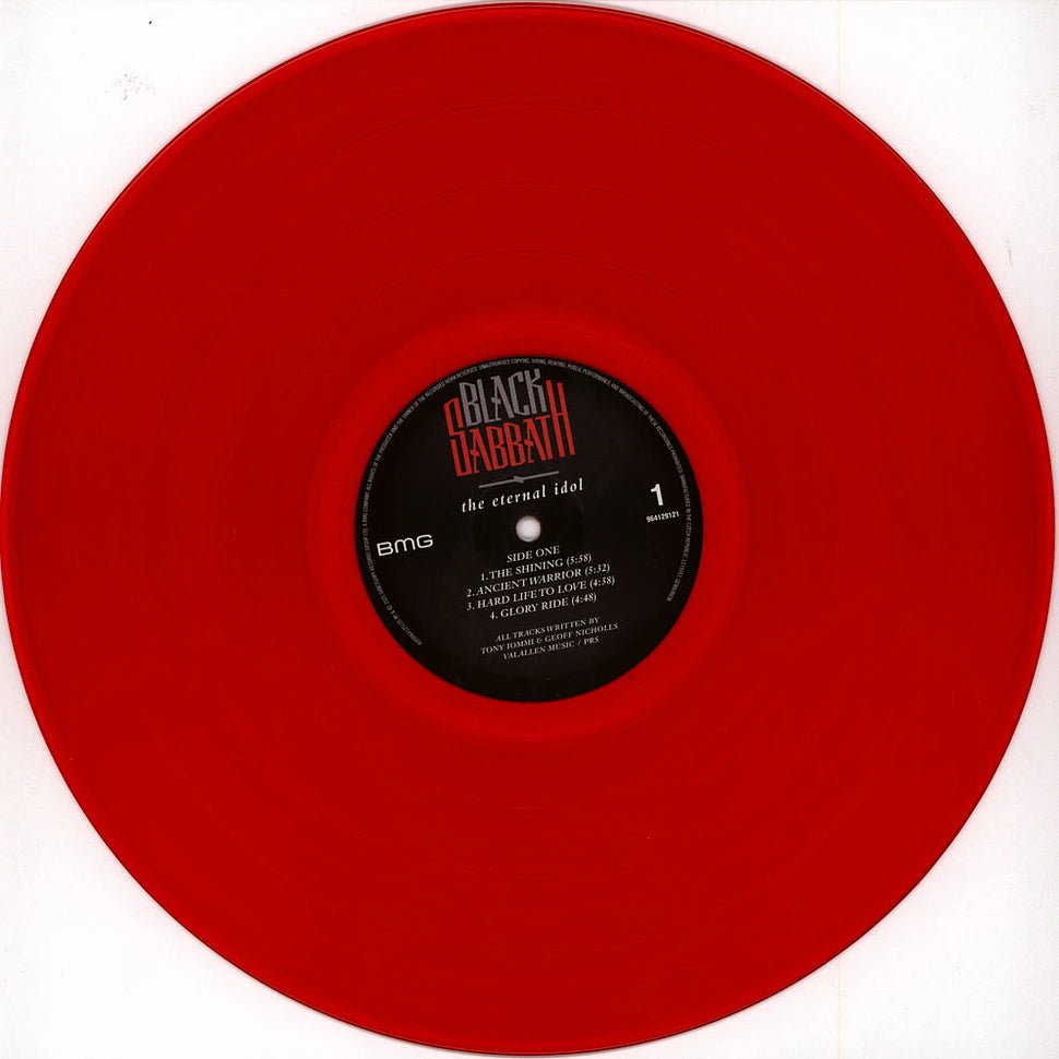 Black Sabbath The Eternal Idol Vinyl RSD Ruby translucent vinyl