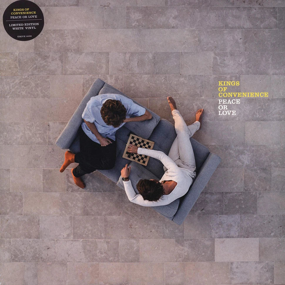 Kings Of Convenience - "Peace Or Love" Indie Exclusive White Vinyl