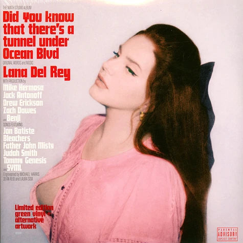 Lana Del Rey Did You Know That There's A Tunnel Under Ocean Blvd Alternate Cover Green Vinyl Edition