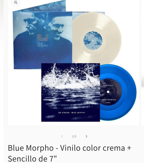 Ed O'Brien (Of Radiohead) Blue Morpho Exclusive artist store cream vinyl + Limited edition 7" sinlge