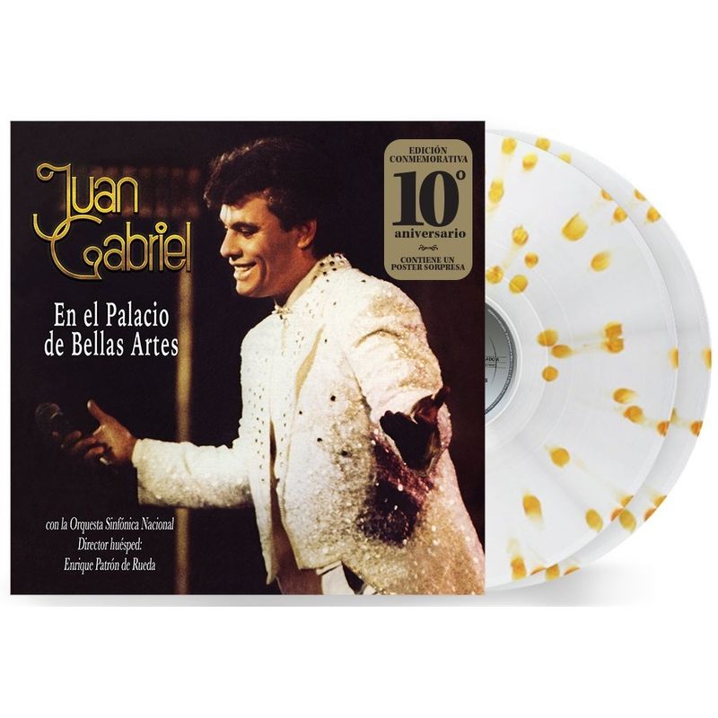 Juan Gabriel - En El Palacio De Bellas Artes (Edición de Aniversario) 2LP (Constelación Dorada Translúcida)