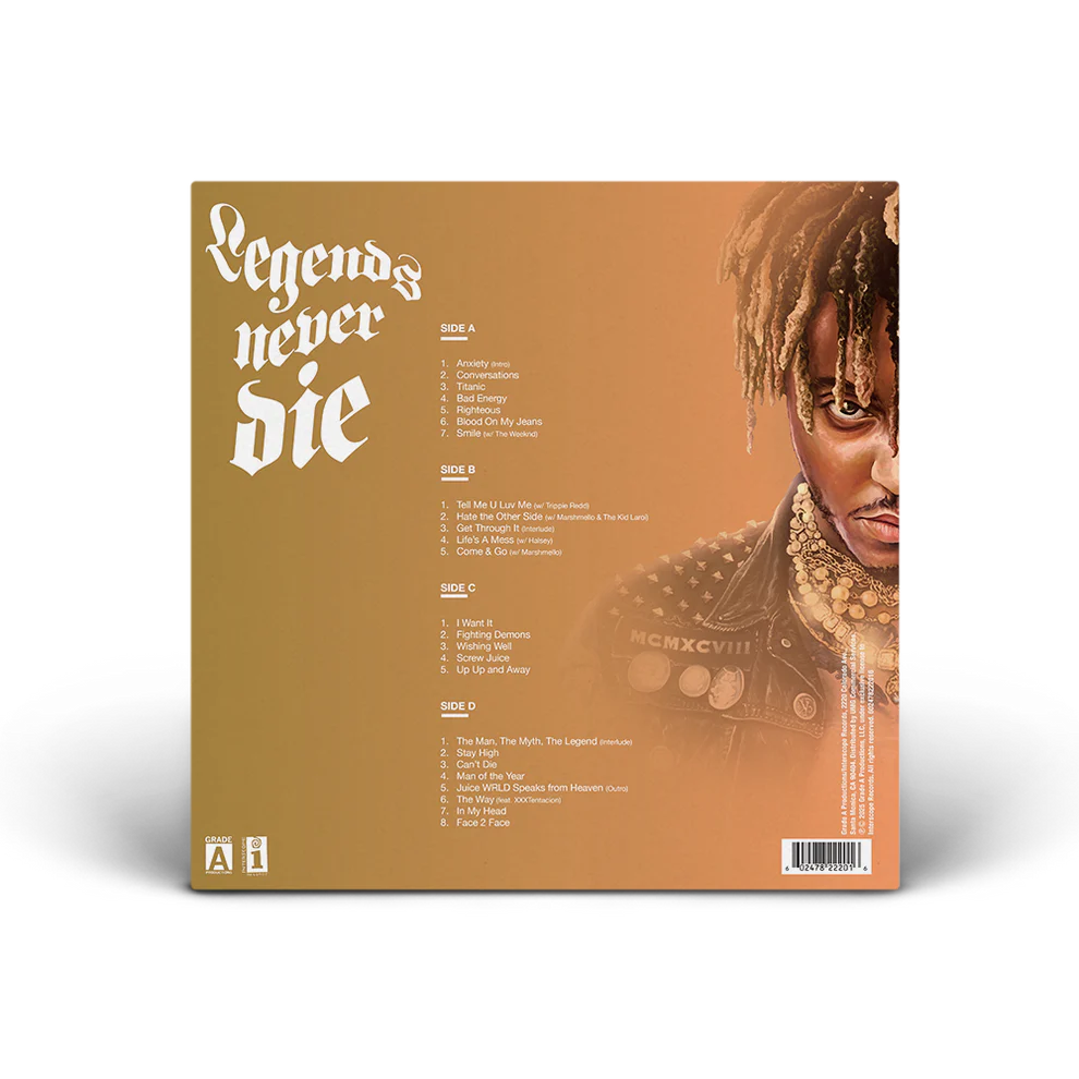 Juice WRLD - "Legends Never Die" 5 Year Anniversary Zoetrope Exclusive 2LP Vinyl