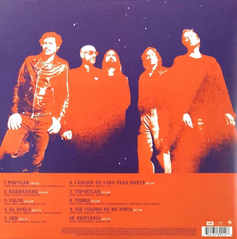 Zoé - "Sonido De Karmatica Resonancia" 2LP Red & Yellow Vinyl