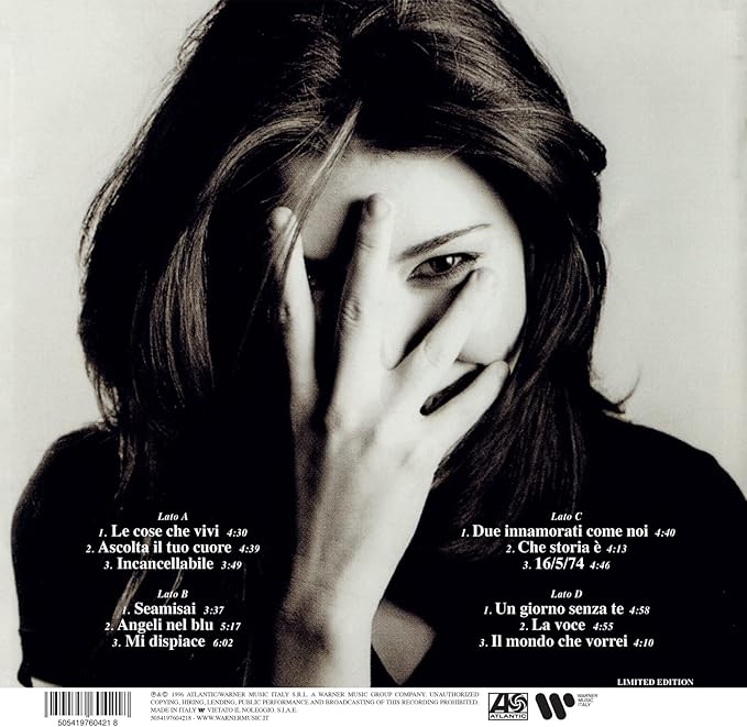 Laura Pausini Le Cose Che Vivi Red Vinyl Edition