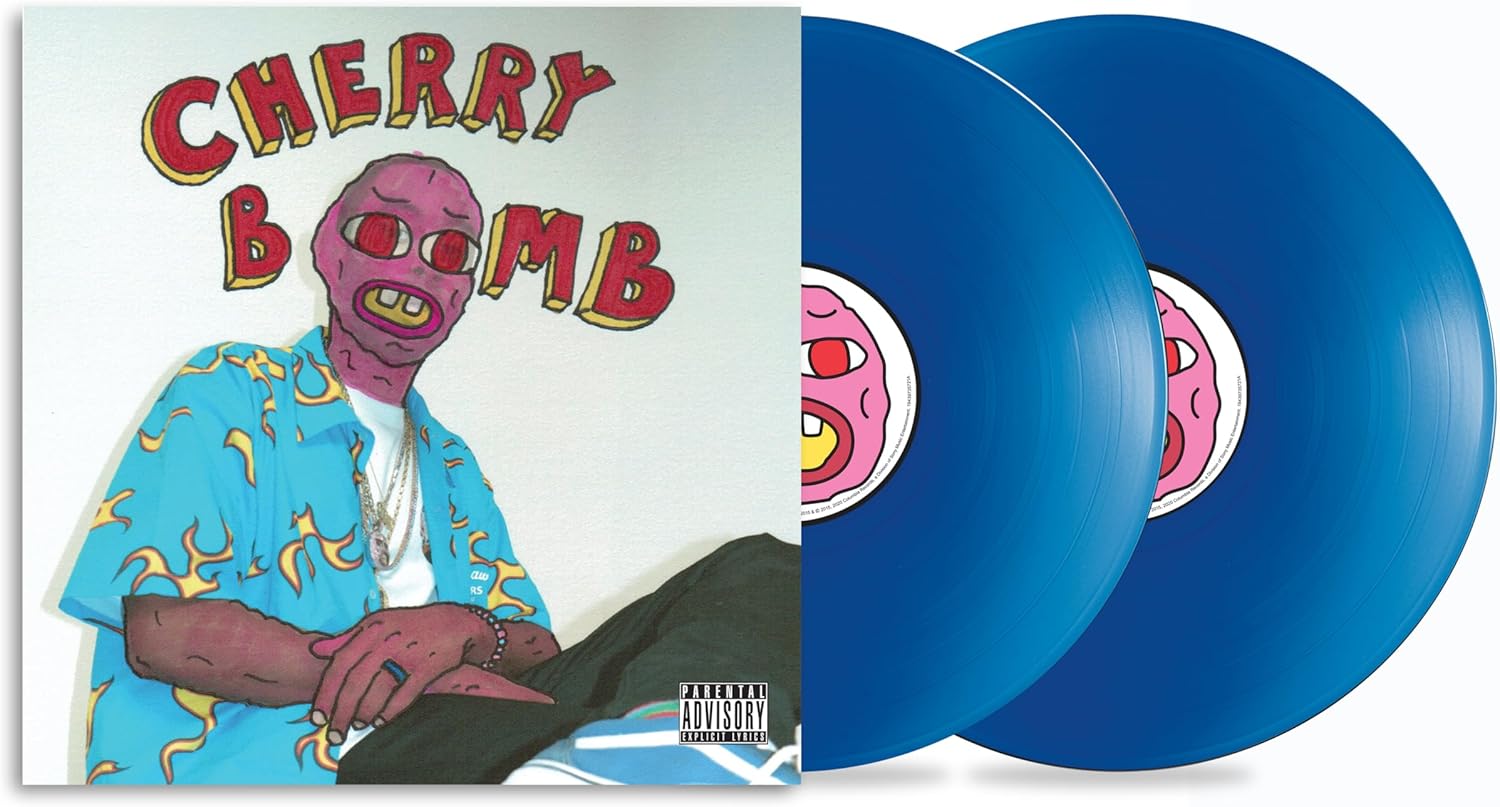 Tyler The Creator Cherry Bomb Mask Cover Blue Vinyl Edition
