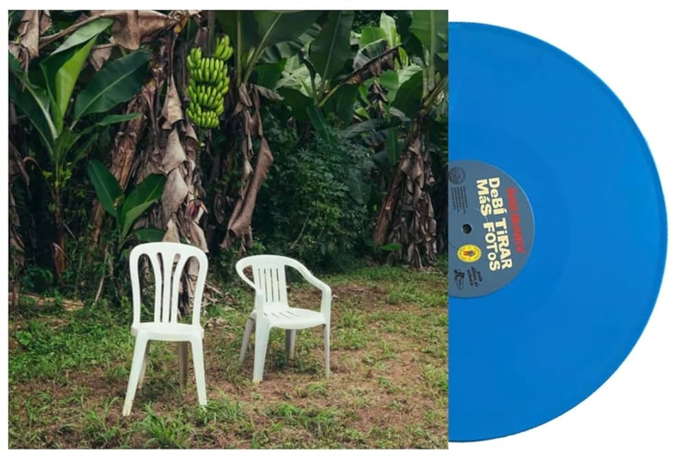 Bad Bunny Debi Tirar Mas Fotos Primera Edición Vinilo Azul