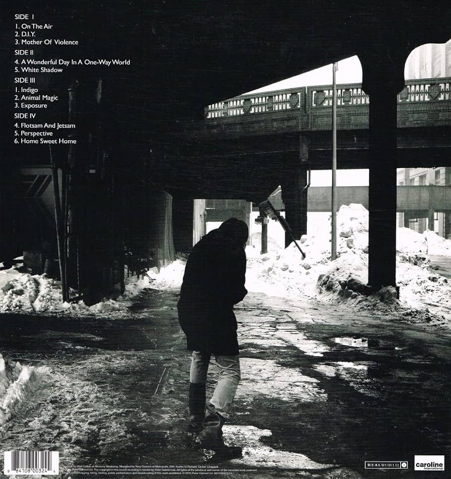Peter Gabriel - "Peter Gabriel 2: Scratch" Black Vinyl