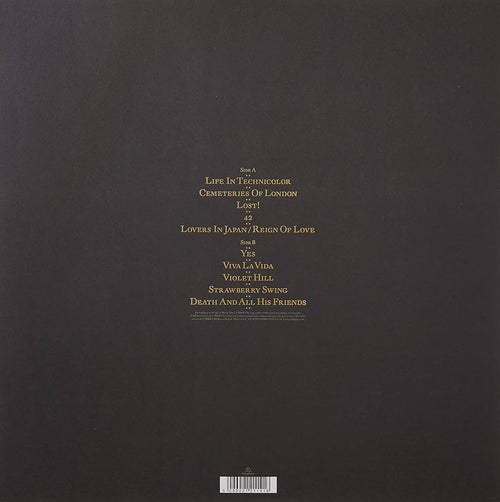 Coldplay - "Viva La Vida or Death and all His Friends" 180g Eco Clear Vinyl