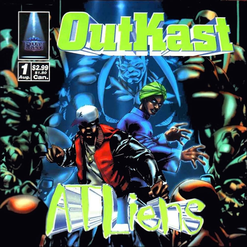 OutKast ‎– ATLiens Exclusive VMP Club Hip Hop Green Colored Vinyl 2LP