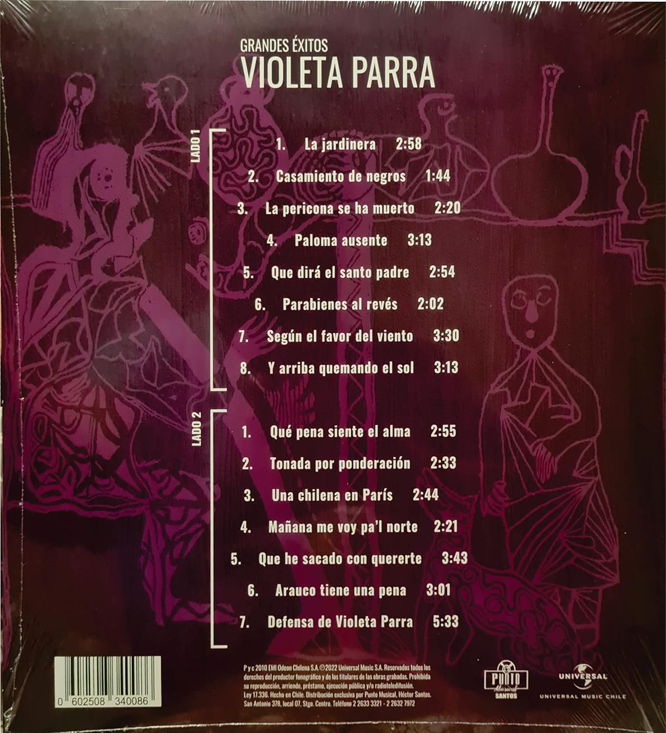 Violeta Parra – Grandes Exitos