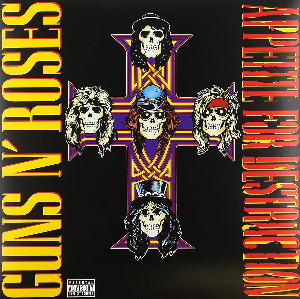 Guns N Roses Appetite For Destruction Red Translucent LP Vinyl