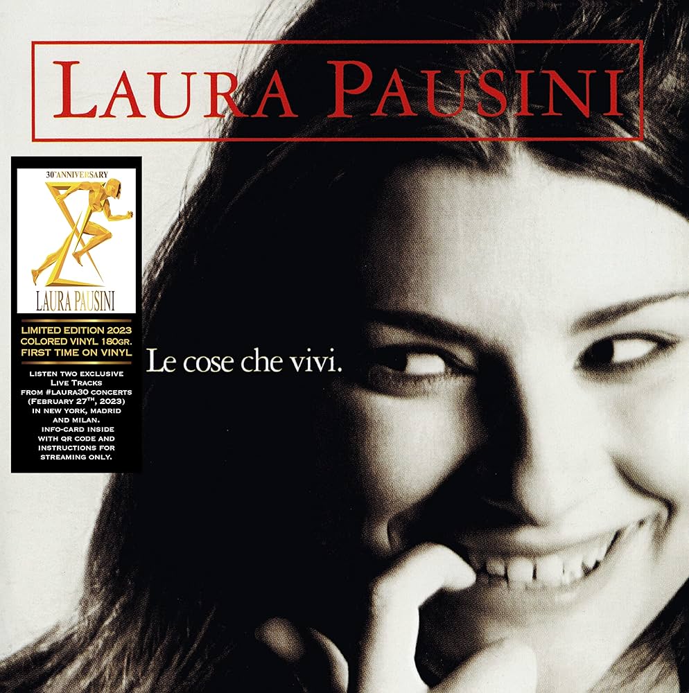 Laura Pausini Le Cose Che Vivi Red Vinyl Edition