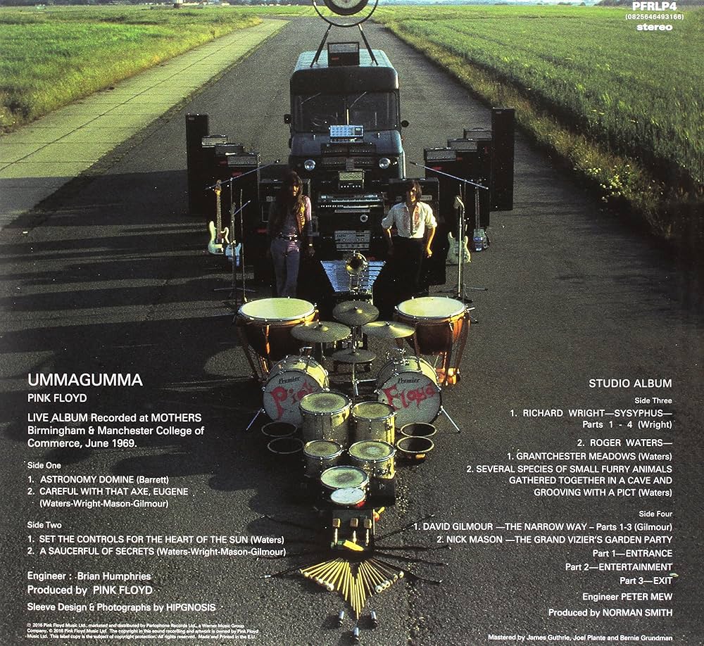 Pink Floyd - "Ummagumma" Remastered 2LP Black Vinyl