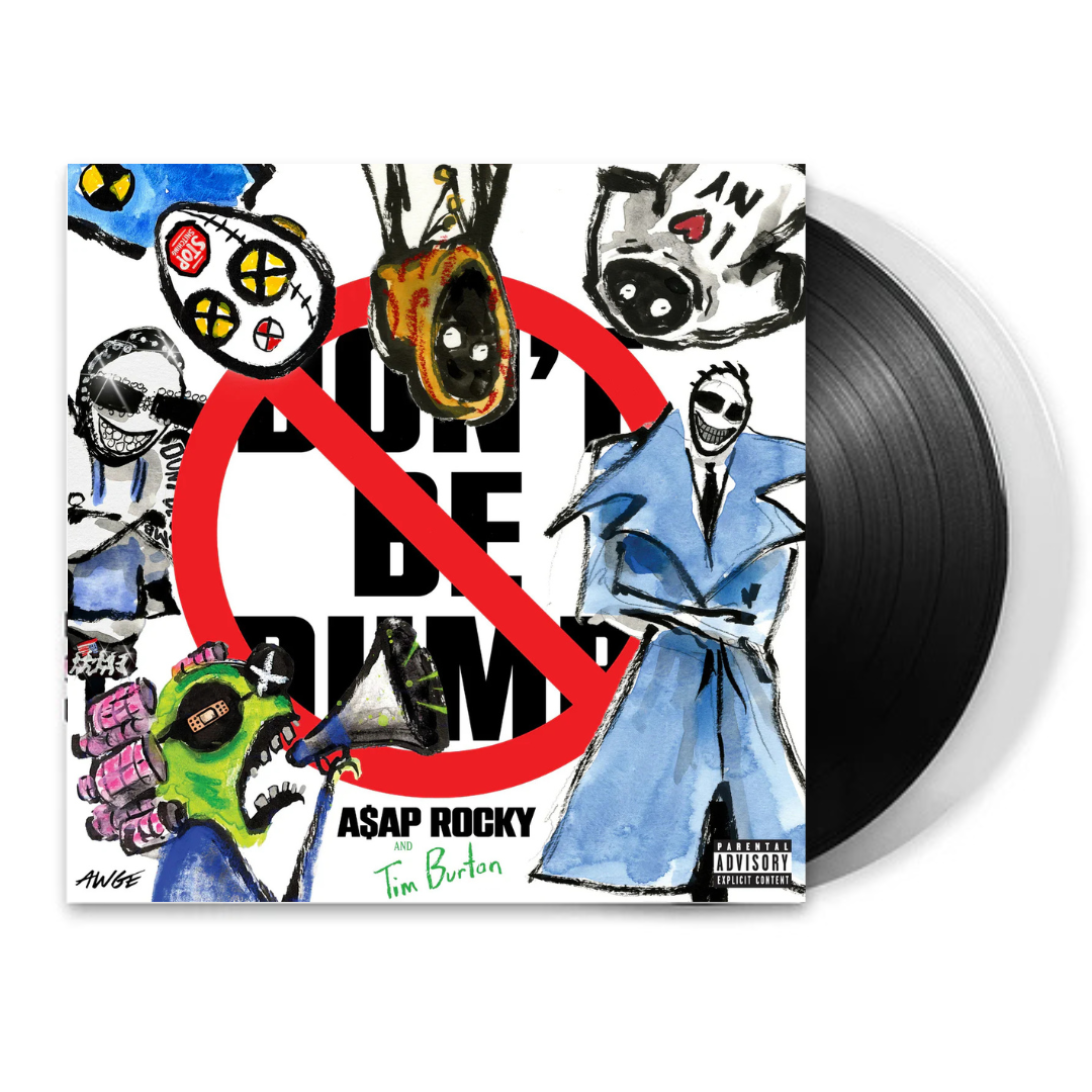 A$AP Rocky DON'T BE DUMB (X) (BLACK/WHITE VINYL/2LP)