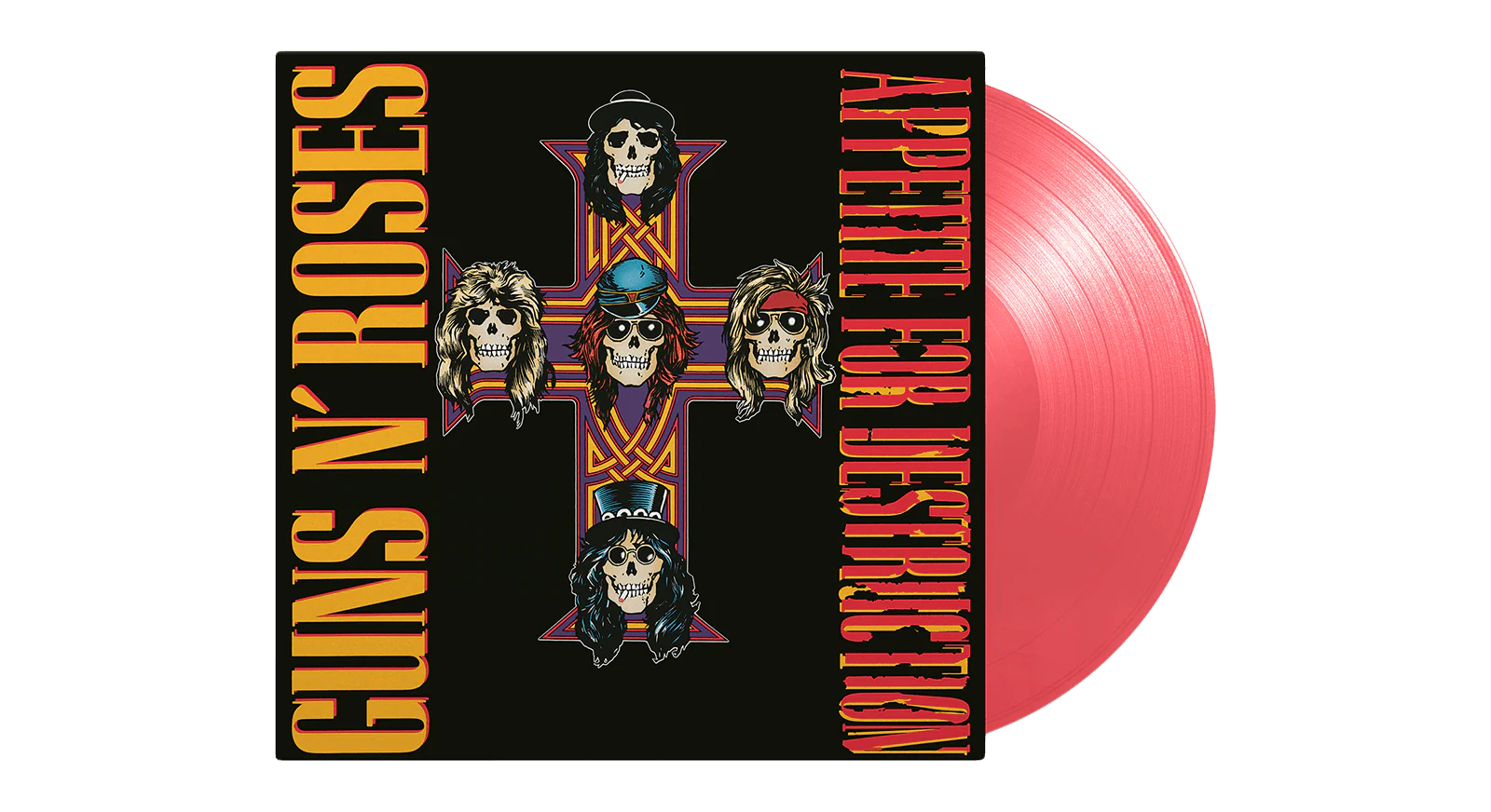 Guns N Roses Appetite For Destruction Red Translucent LP Vinyl
