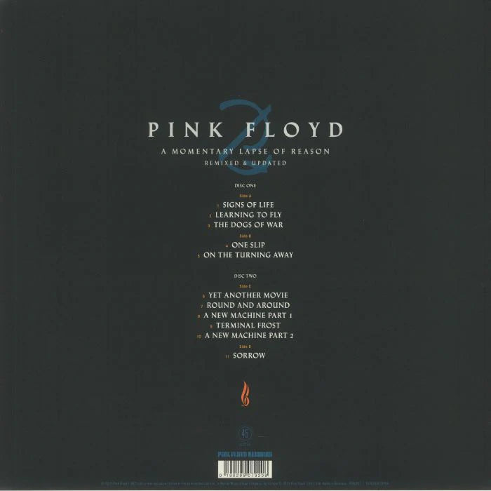 Pink Floyd - "A Momentary Lapse of Reason" 2LP Black Vinyl