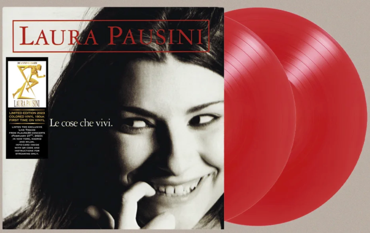 Laura Pausini Le Cose Che Vivi Red Vinyl Edition