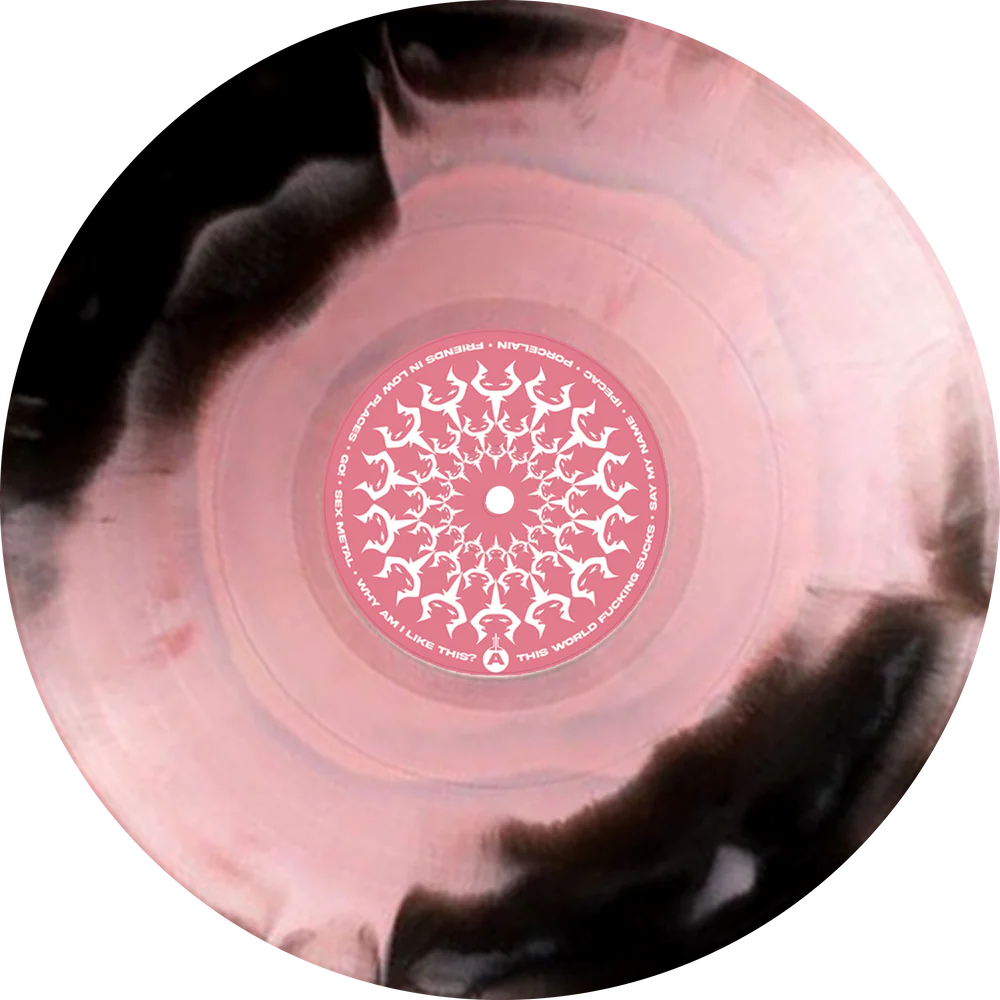 Cassyette This World Fucking Sucks Pink & Black LP