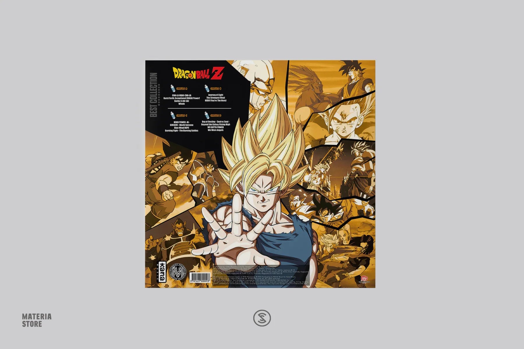 Dragon Ball Z Best Collection Vinyl Record Soundtrack LP 2 Limited Orange Anime