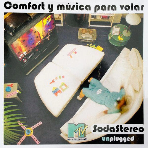 Soda Stereo COMFORT Y MUSICA PARA VOLAR: MTV UNPLUGGED Vinyl Record (RARA EDICIÓN) BOOTLEG