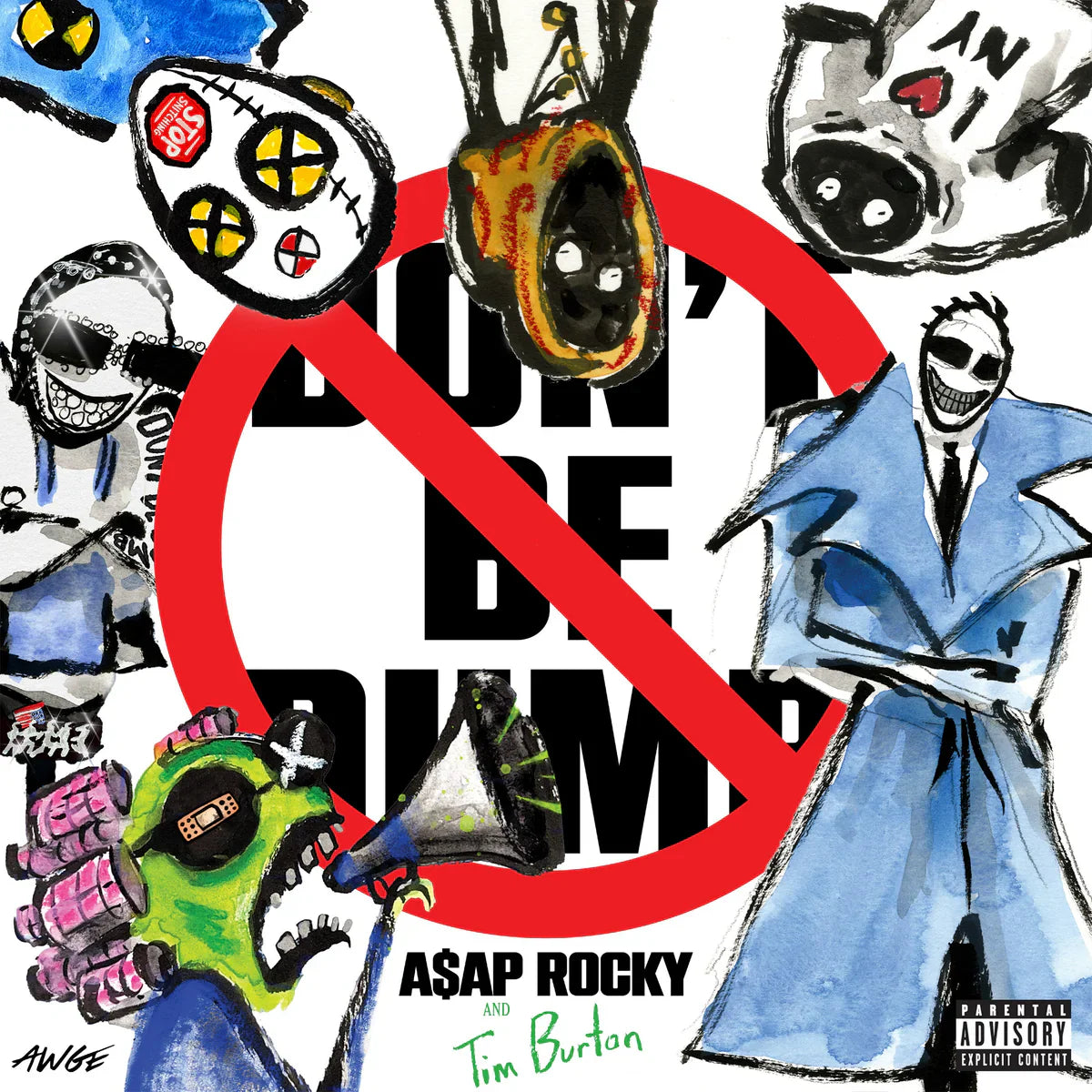 A$AP Rocky DON'T BE DUMB (X) (BLACK/WHITE VINYL/2LP)