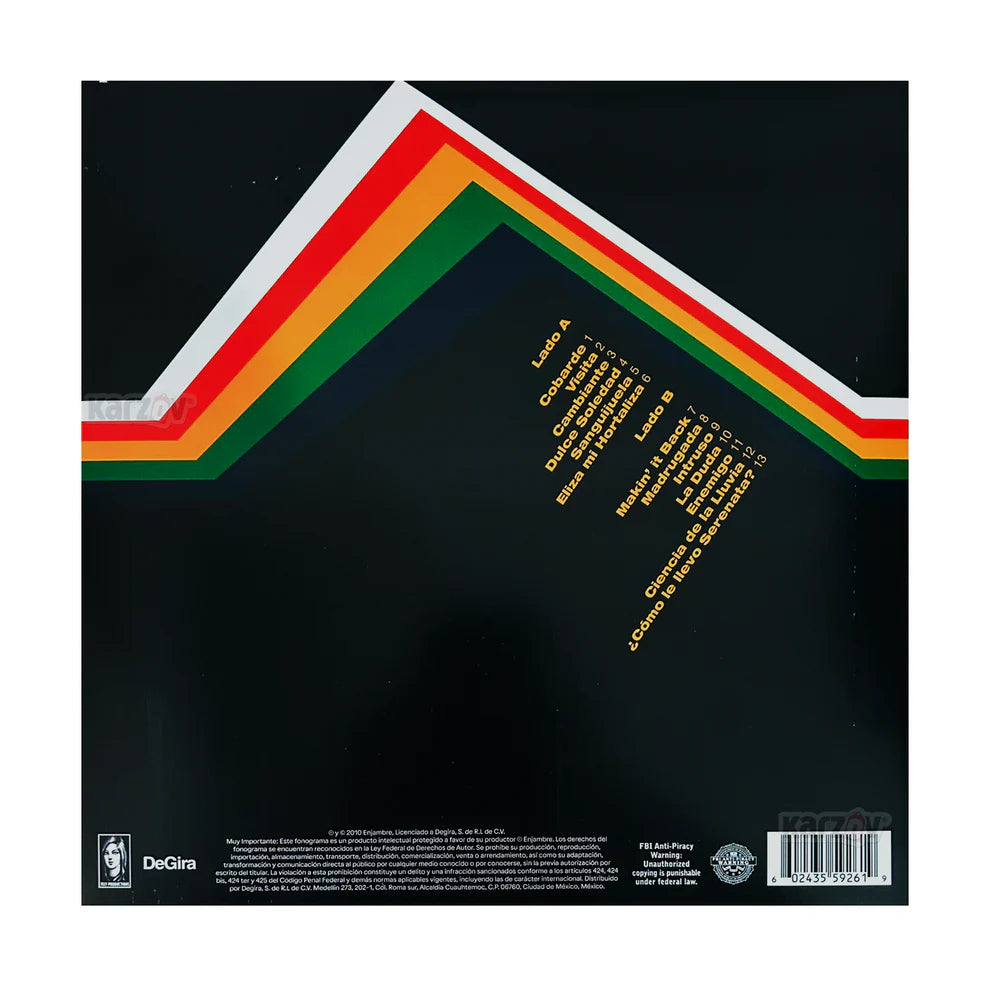 Enjambre Daltonico LP Vinyl Negro