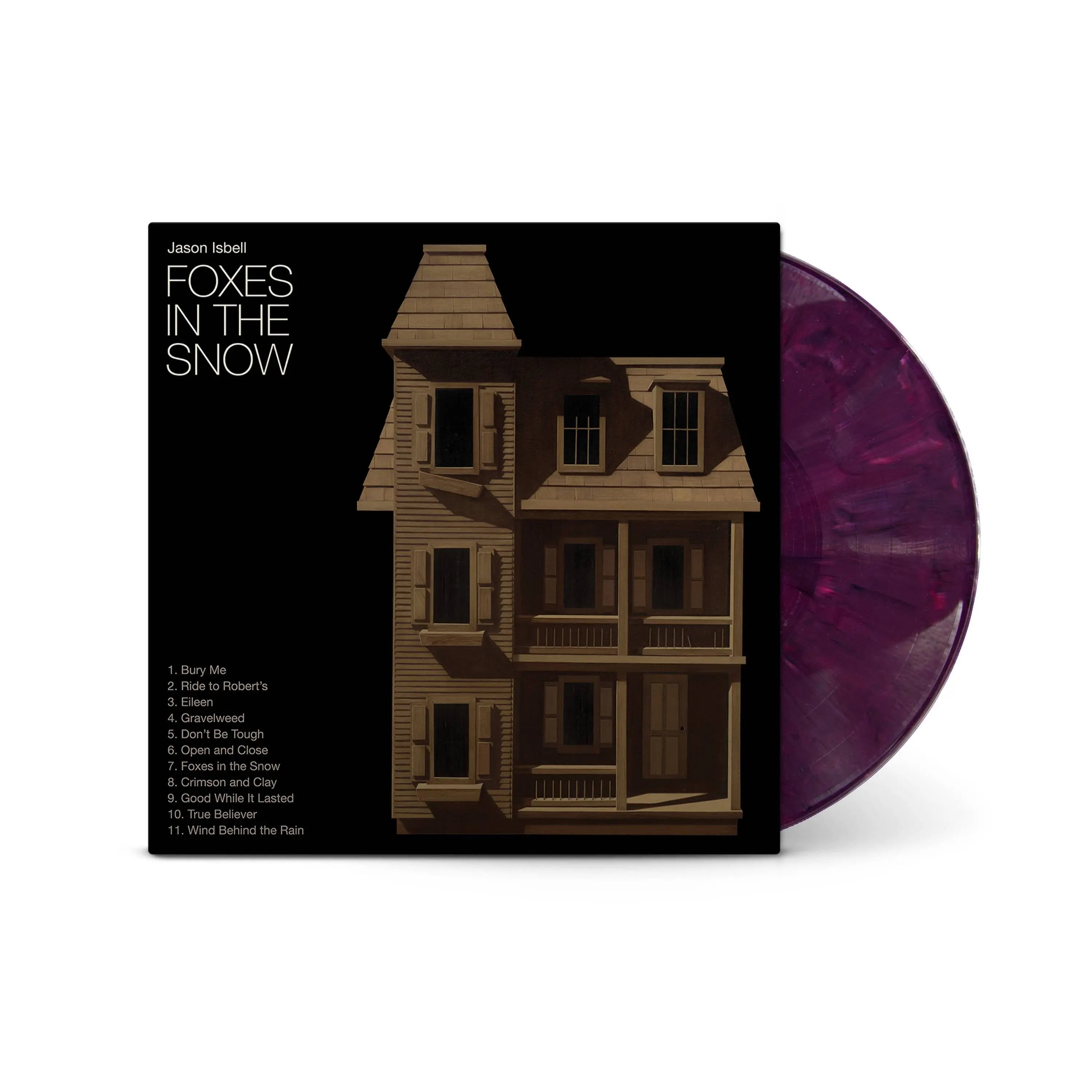 Jason Isbell - "Foxes in the Snow" Rough Trade Exclusive LP Blackberry Vinyl