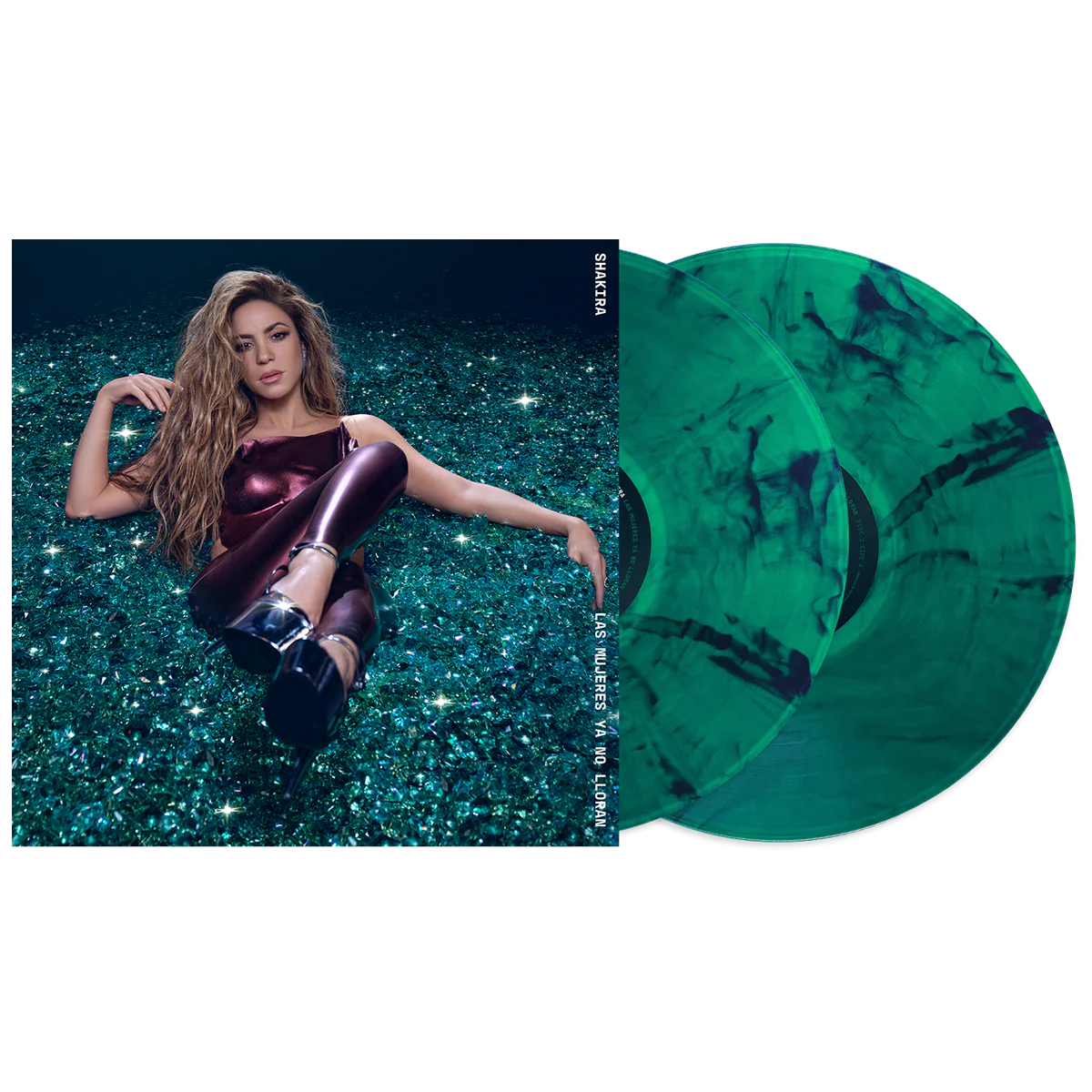 Shakira - Las Mujeres Ya No Lloran 2LP - Exclusive Emerald