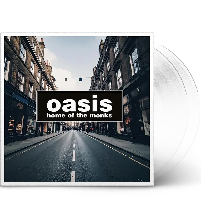 Oasis - "Home Of The Monks" Limited Edition Clear Transparent 2LP Vinyl